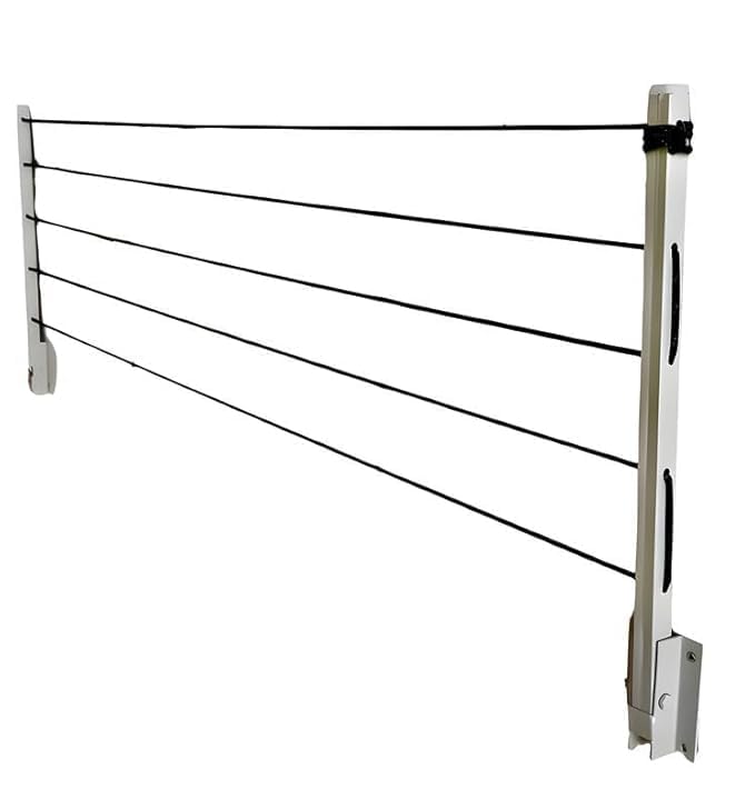 Generic Ultimate Space Saver Foldable Wall Mounted Drying Rack for Balcony Home Use  - Image 1