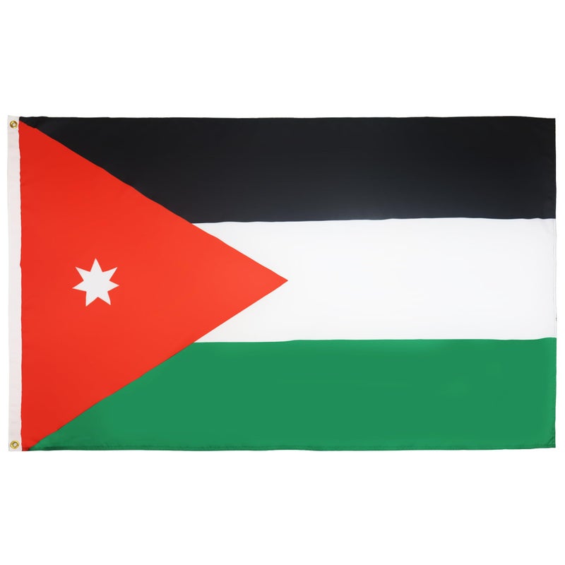 Generic AZ FLAG Jordan Flag 2' x 3' - Jordanian Flags 60 x 90 cm - Banner 2x3 ft  - Image 1