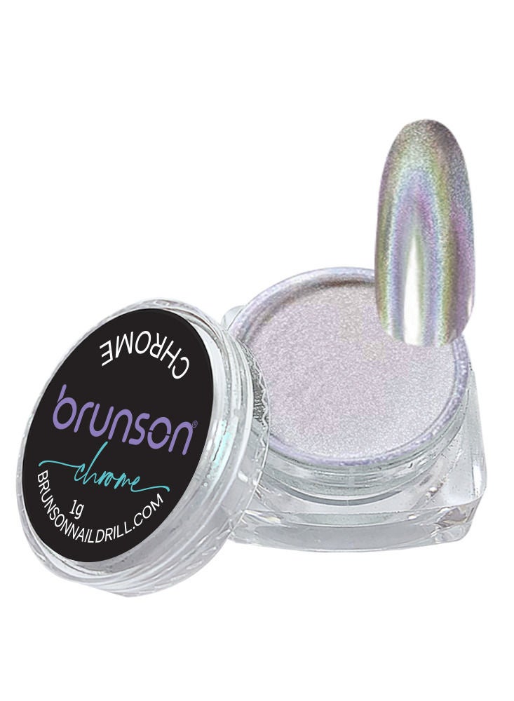 brunson Chrome Nail Metallic Powder Holographic Mirror Effect Nail Art Manicure Pigment H-8025