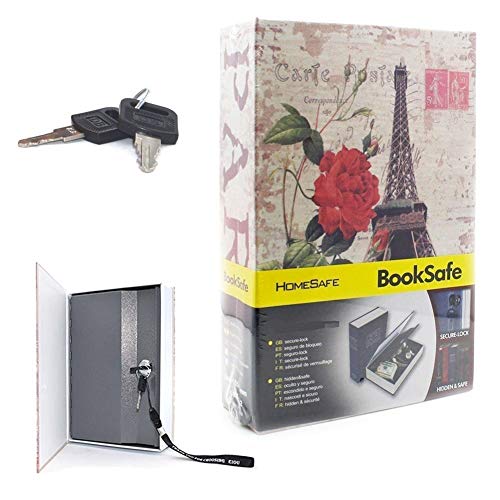 IKTU Metal Jumbo XXL Book Style Money Cash Locker Jewelry Home Safe Box (Random Print) (Magazine - 26.5 x 20 x 6.5 cm) - Image 5