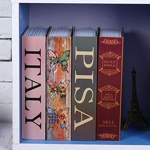 IKTU Metal Jumbo XXL Book Style Money Cash Locker Jewelry Home Safe Box (Random Print) (Magazine - 26.5 x 20 x 6.5 cm) - Image 3