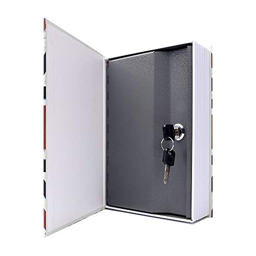 IKTU Metal Jumbo XXL Book Style Money Cash Locker Jewelry Home Safe Box (Random Print) (Magazine - 26.5 x 20 x 6.5 cm) - Image 4