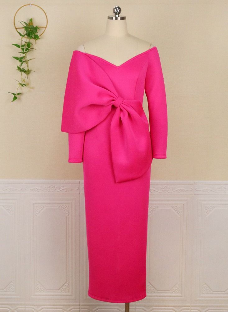 Loquat Fashionable And Generous Dress  Pink  - Image 1