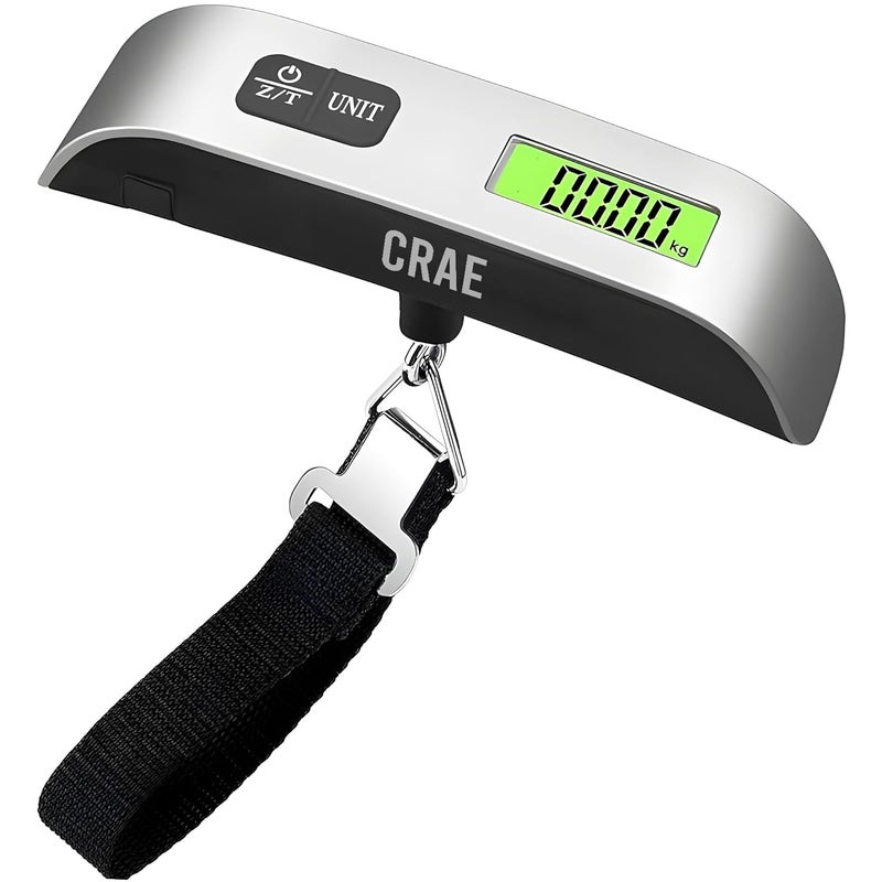 Electronic Portable Digital LED Screen Luggage Weighing Scale|Handheld Travel Weight Measuring Scale for Suitcases, Bags&Baggage, 50 kg/110 Lb For Multi-Purpose Use. Pack of 1 (JY-29)