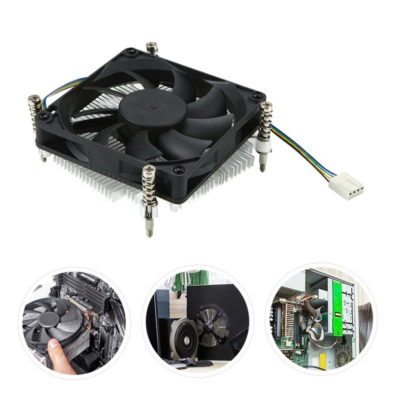CPU Air Cooler with Aluminum Copper Heat Sink High Efficiency Desktop PC Fan - Image 4
