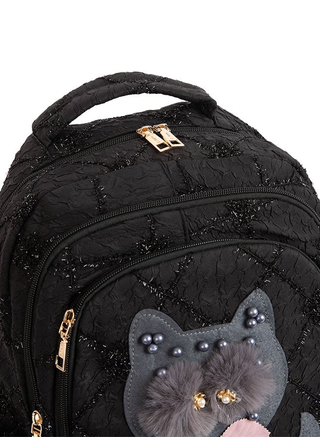 بريما PRIMA شنطه مدرسيه ظهر مطرزه 18" - خيوط متينة تقاوم التلف، سوست قوية ضد التمزق أو الانغلاق، حقيبة مقلمة مجانية، تصميمات كارتون لطيفة مثالية للمدرسة والحياة اليومية - Image 2