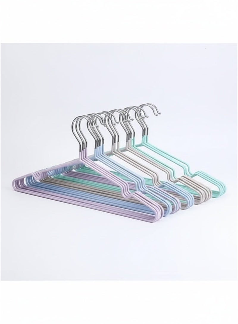 10 شماعات مصنوعة من السيليكون – مرنة ومضادة للانزلاق للملابس - Image 3