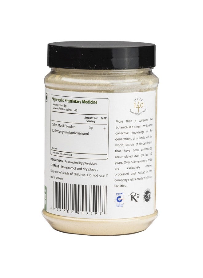 bixa BOTANICAL Safed Musli Powder - 200gm, Pack of 1 (Chlorophytum Borivillianum) | Stamina, Vitality/Vigour & Natural Immunity booster - Image 4