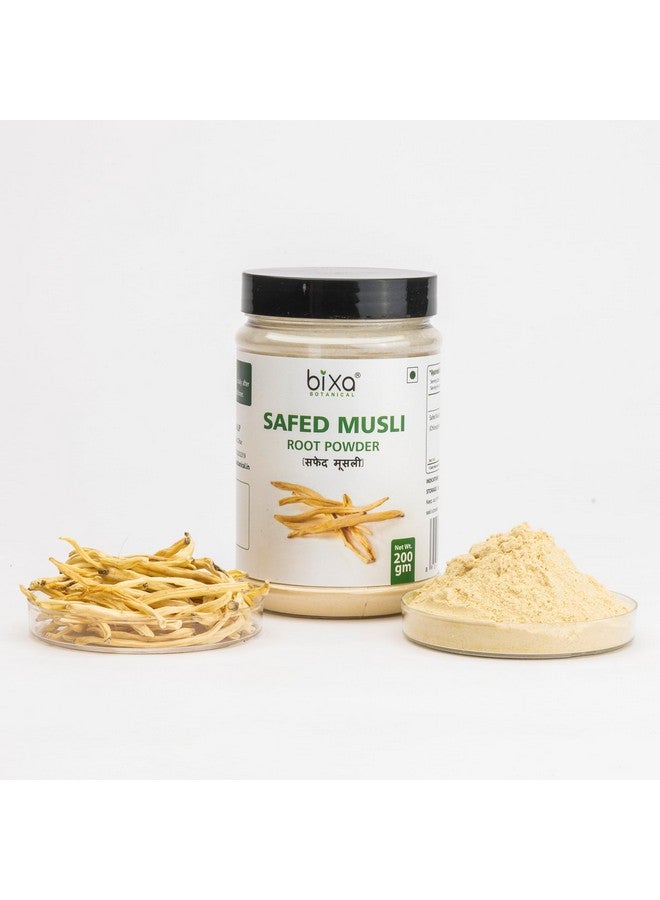 bixa BOTANICAL Safed Musli Powder - 200gm, Pack of 1 (Chlorophytum Borivillianum) | Stamina, Vitality/Vigour & Natural Immunity booster - Image 2