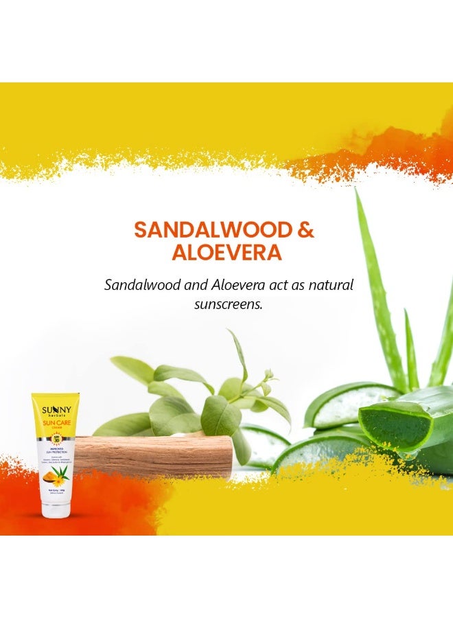 صني كريم العناية بالشمس غير الدهني (SPF-30) مع حماية ثلاثية المفعول من أشعة الشمس فوق البنفسجية فئة A والأشعة فوق البنفسجية فئة B | يحمي البشرة من الجفاف والدباغة | يمنح البشرة الفاتحة | جميع أنواع البشرة 100 جرام (عبوة من 1) - Image 4