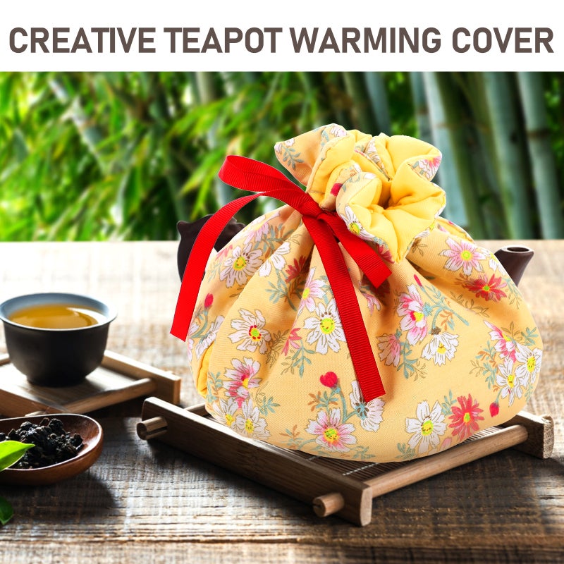Tea Cozy for Teapot Insulated Keep Warm Cover Custom Fit for Teapot Multi Color 5.89X5.89X6.29In 1Set - Image 5