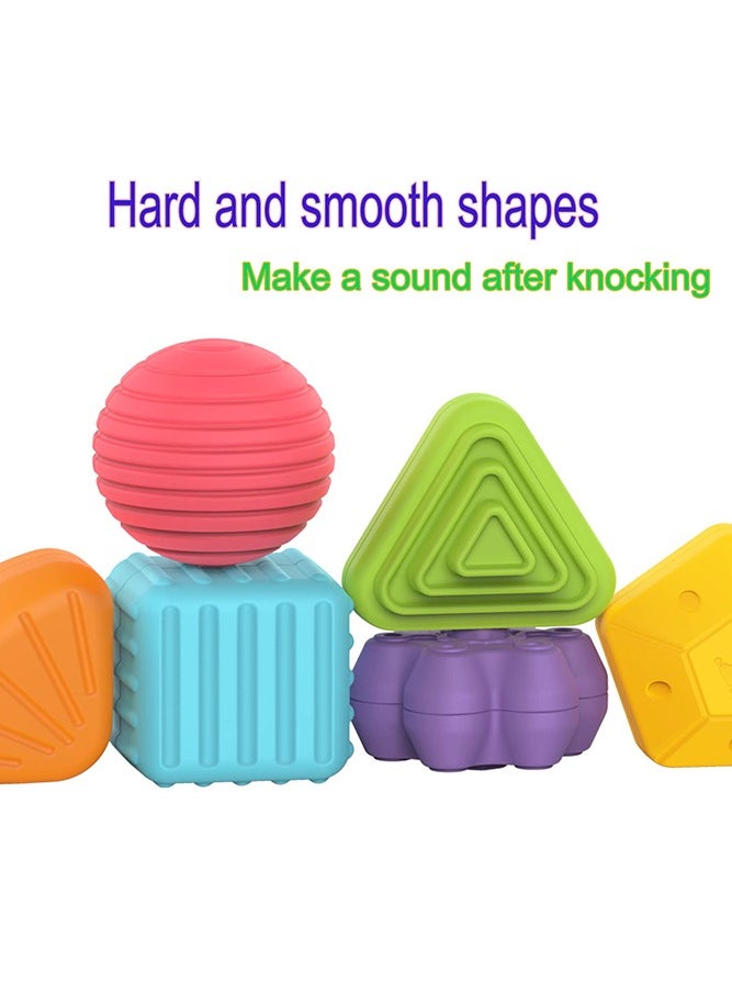 Bebiland - Baby Sorter Toy with Colorful Soft Cuboid and 12 Multi Sensory Shapes - Image 1