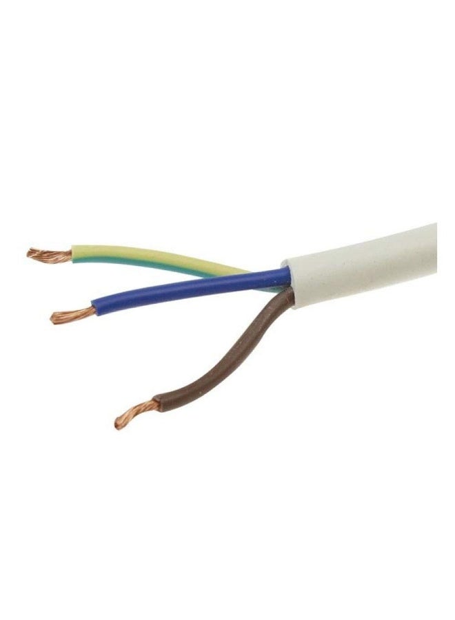 Rr Kabel 3Core Cable,1Mm (100Ft, White) - Image 2