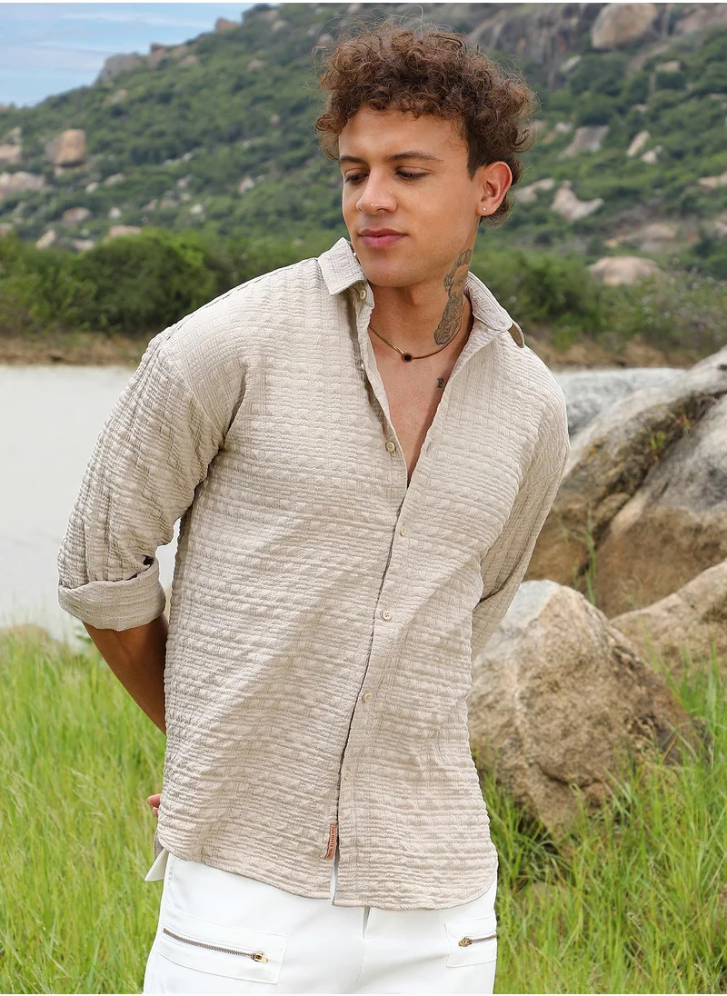 كامبوس سوترا Dimentional-Textured Shirt