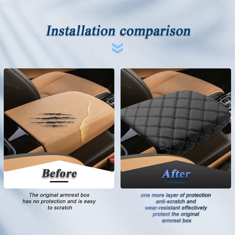 BIBIBO for 2023 2024 Kia Carnival Center Console Armrest Cover:Kia Carnival 2023 2024 Accessories 2022-2024 Kia Carnival KA4 Arm Rest Cover,Kia Carnival 2024 Console Cover,2024 Kia Carnival Armrest - Image 5