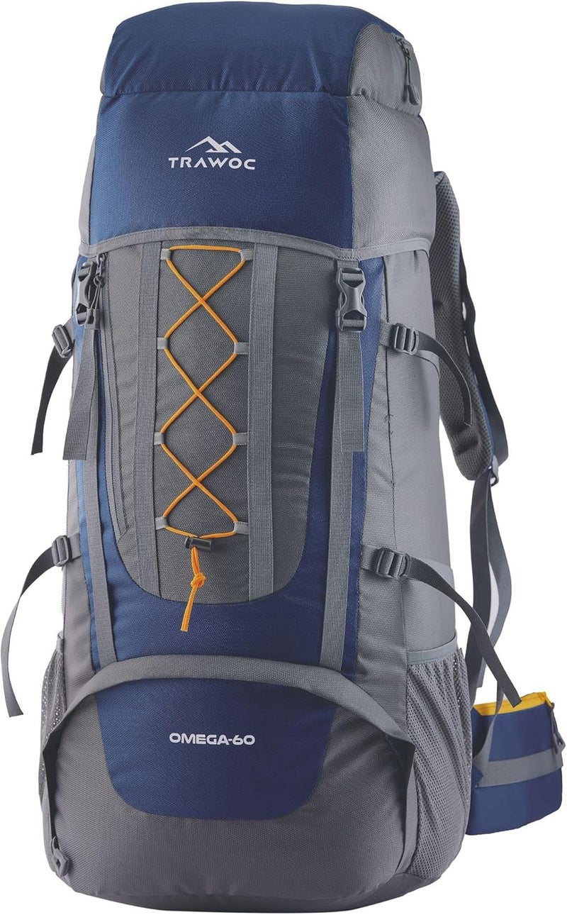 Trawoc حقيبة ظهر TRAWOC OMEGA 60 لتر للتنزه والتخييم - Image 1