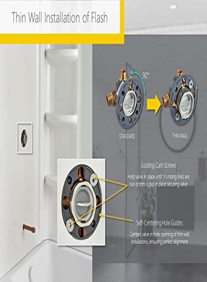 أميركان ستاندارد طقم زينة دش Colony PRO من American Standard TU075507.295 مع خرطوشة، نيكل مصقول - Image 4