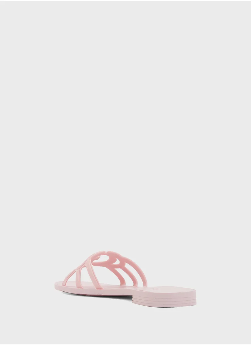 GUESS Multi Strap Low Heel Sandals