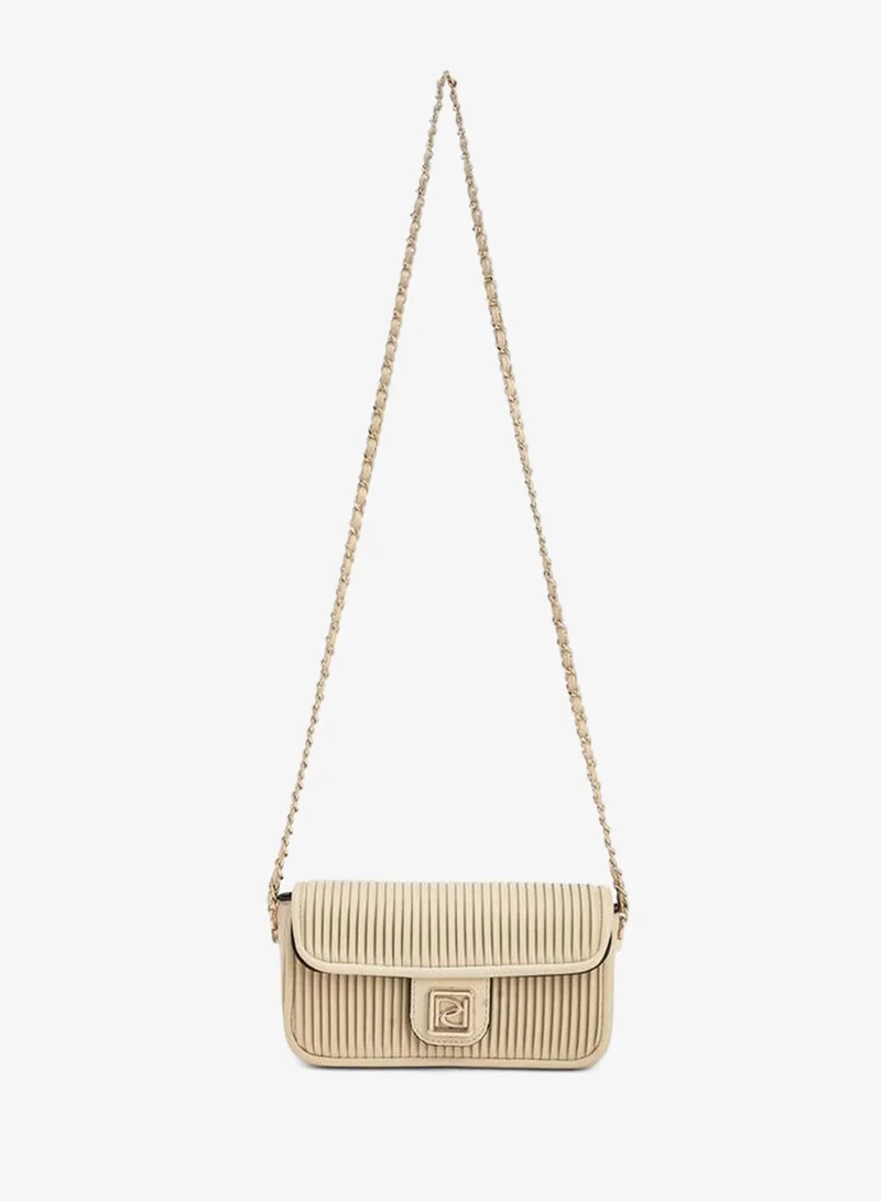 بابريكا Pleated Crossbody Bag With Chain Strap