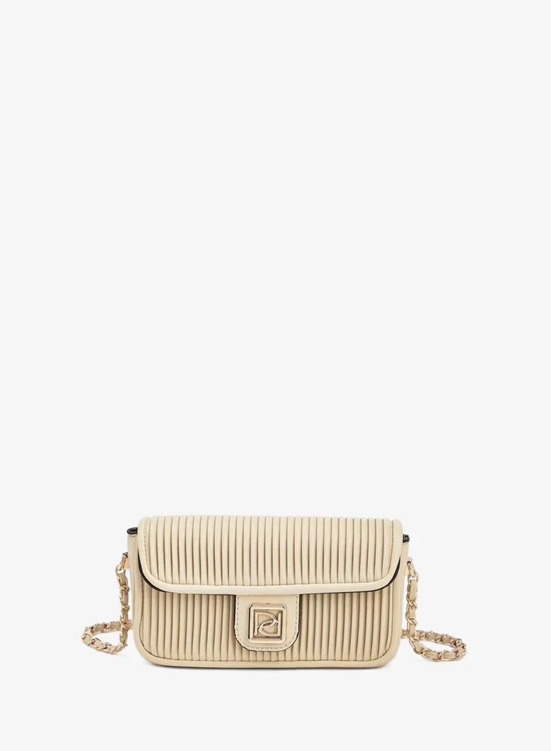 بابريكا Pleated Crossbody Bag With Chain Strap
