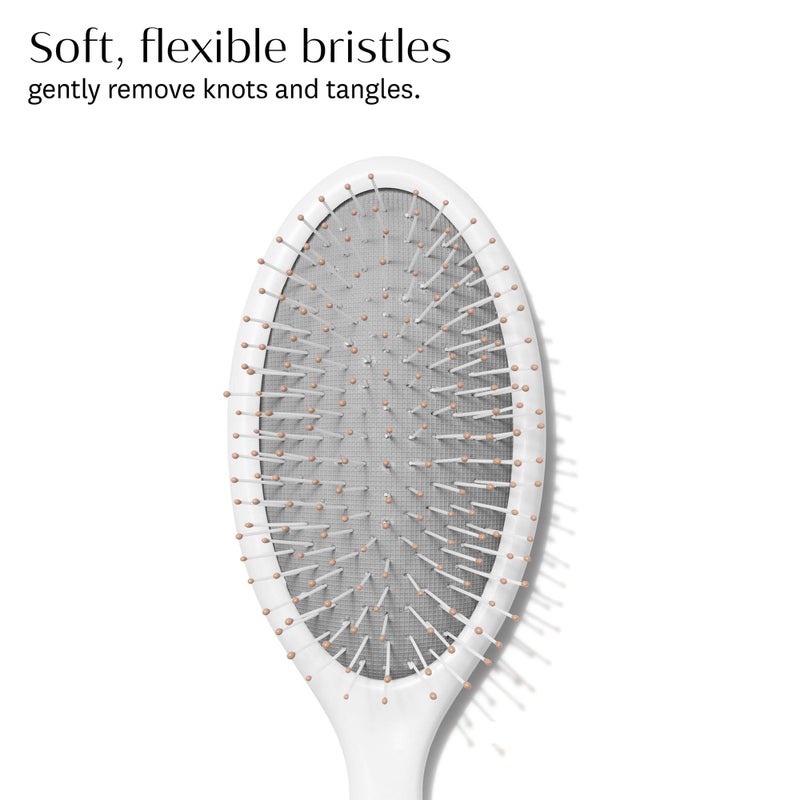 T3 Detangle Duo Brush Set | Detangling Brush and Shower Comb Set | Comb to Disperse Liquid & Brush to Detangle Wet Hair| For All Hair Lengths and Textures, white, 1 Count (Pack of 1) - Image 3