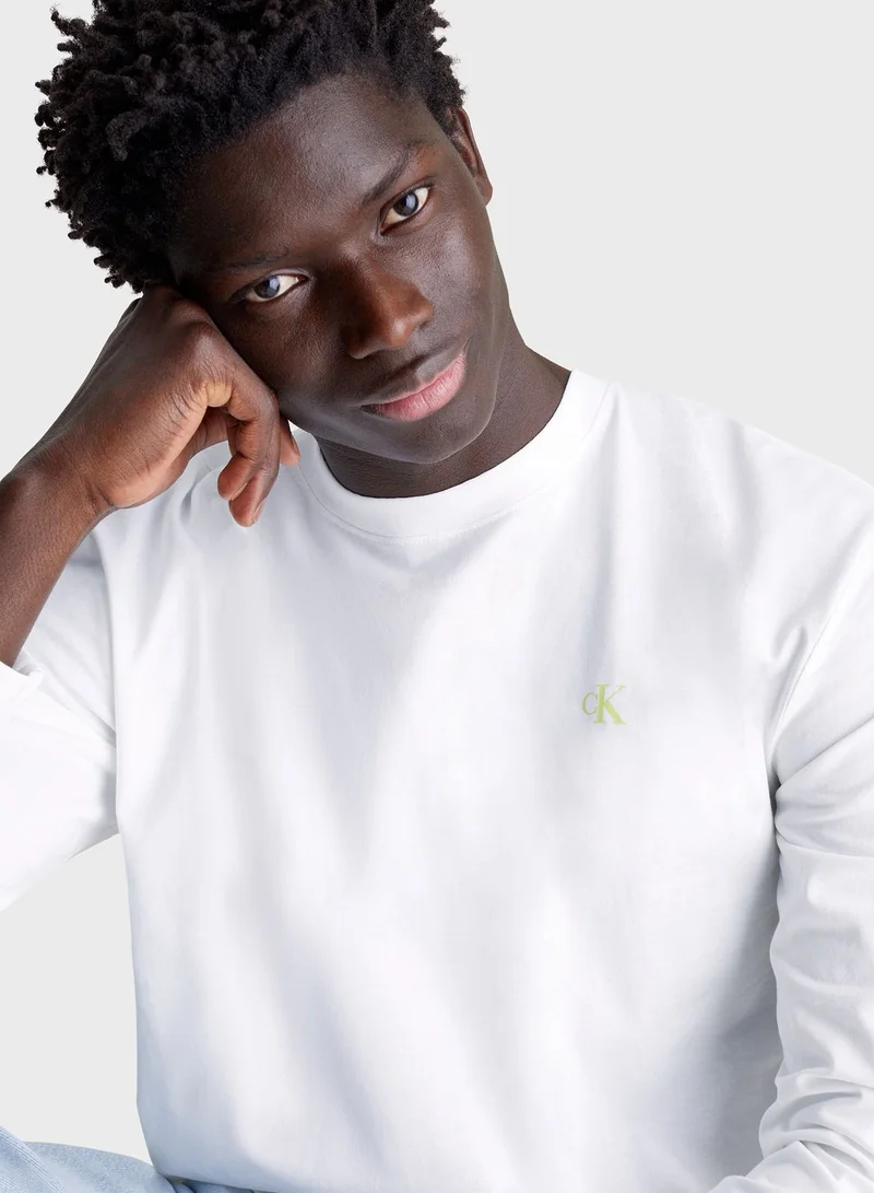 Calvin Klein Jeans Graphic Crew Neck T-Shirt