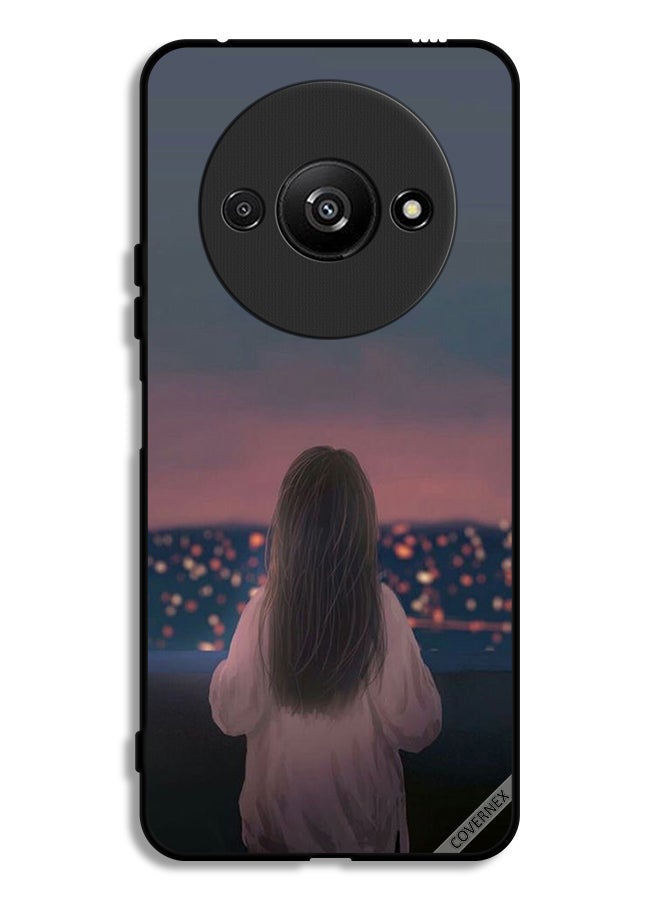 Covernex Xiaomi Redmi A3 4G Protective Case Cover Standing Girl - Image 1