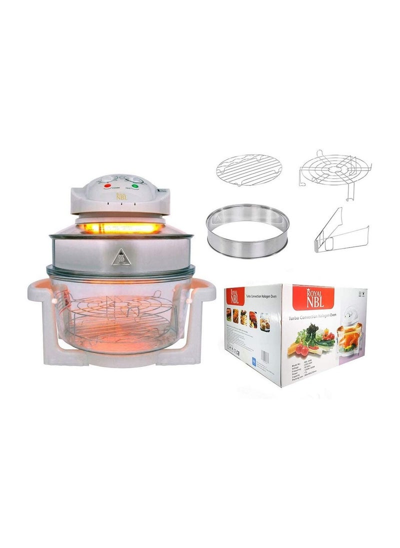 Turbo Convection Halogen Oven With Extender Ring 1200W