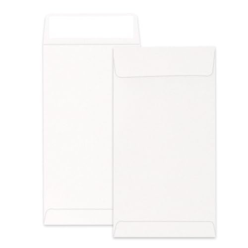xflyxin Cash Envelopes 100 packs 3.5x6.5 inches, white envelopes, coin envelopes, seed envelopes, colored envelopes Cash, suitable for budgets, checks, coins, jewelry, small items, Large, xf007 - Image 1