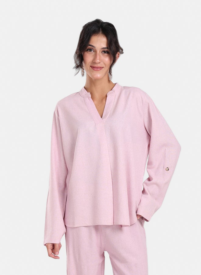 Clue Relaxed Fit Lounge Blouse - Image 2