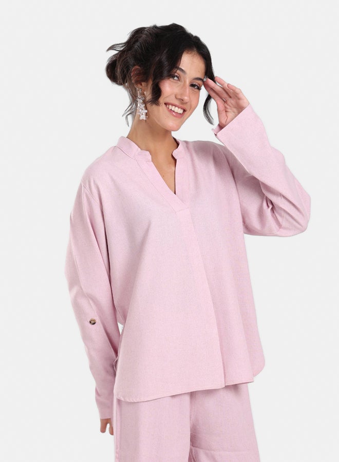 Clue Relaxed Fit Lounge Blouse - Image 1