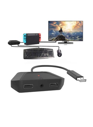 Keyboard and Mouse Adapter with 3.5mm Audio Jack Compatible for Nintendo Switch, Xbox One, PS4, PS3. Perfect Games Like FPS, TPS, RPG RTS, etc. - pzsku/ZE6C3AE9A39EBE95123D7Z/45/_/1701319570/2e9893e0-177a-4892-a830-b35e4e4334bc
