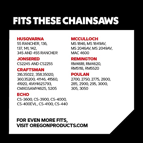 Oregon H78 ControlCut Chainsaw Chain for 20-Inch Bar – 78 Drive Links, Replacement Low-Kickback Chainsaw Blade, .050" Gauge, .325" Pitch, fits Echo, Poulan, Ryobi & Husqvarna Models (H78) - Image 2