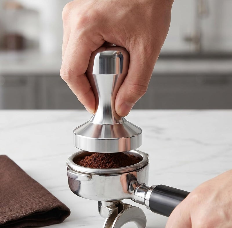 CozyNook 51mm Espresso Tamper – Stainless Steel Coffee Tamper with Flat Base, Heavy Duty Barista Tamper for Home Espresso Machine - Image 1