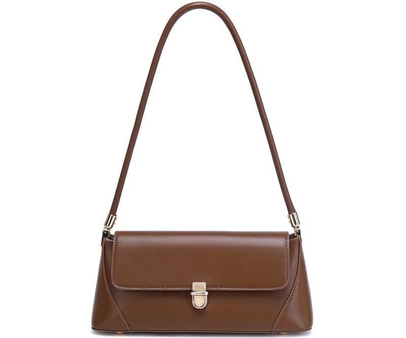WSRYDJDL Shoulder Bags for Women Vintage Handbag Retro Classic Small Purse Cute Hobo Tote Handbag Mini Clutch Purse (Brown) - Image 1
