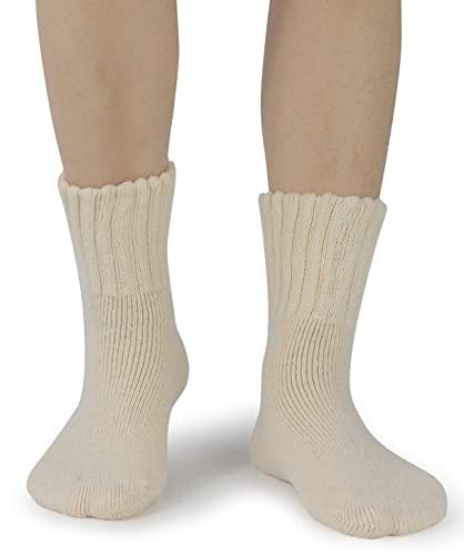 BenSorts Women Warm Solid Socks Thick Ladies Warm Cozy Crew Socks for Female Dark Light Brown Beige 3 Pairs Pack - Image 3