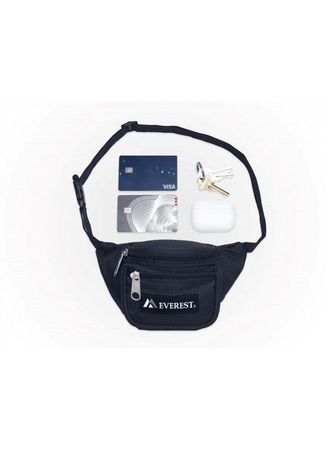 Everest Everest Signature Waist Pack-Standard, Black, One Size - Image 5