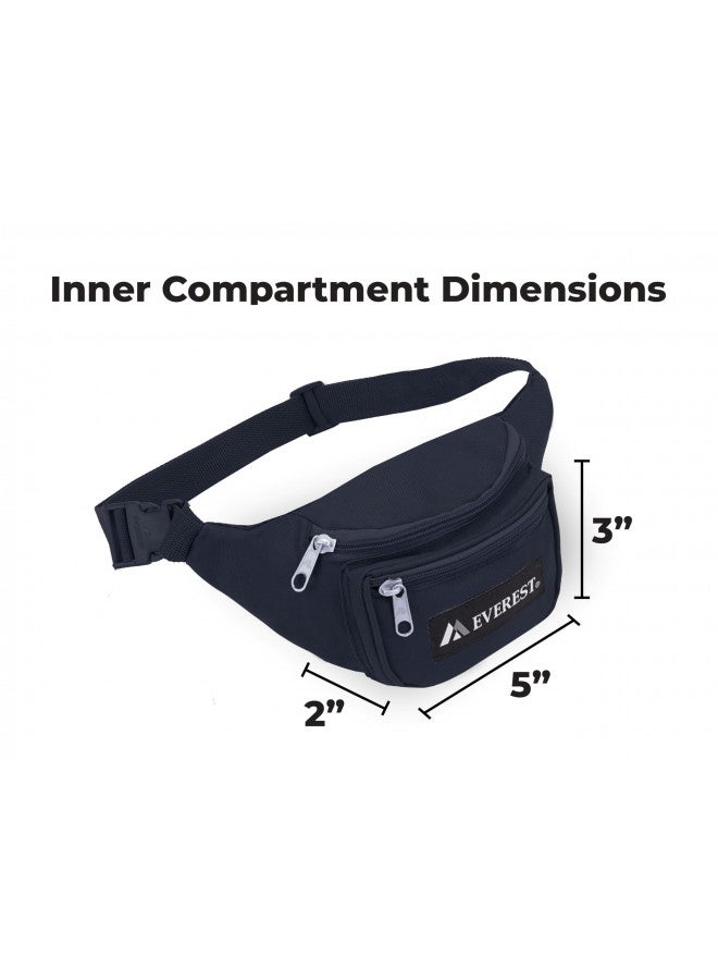 Everest Everest Signature Waist Pack-Standard, Black, One Size - Image 4