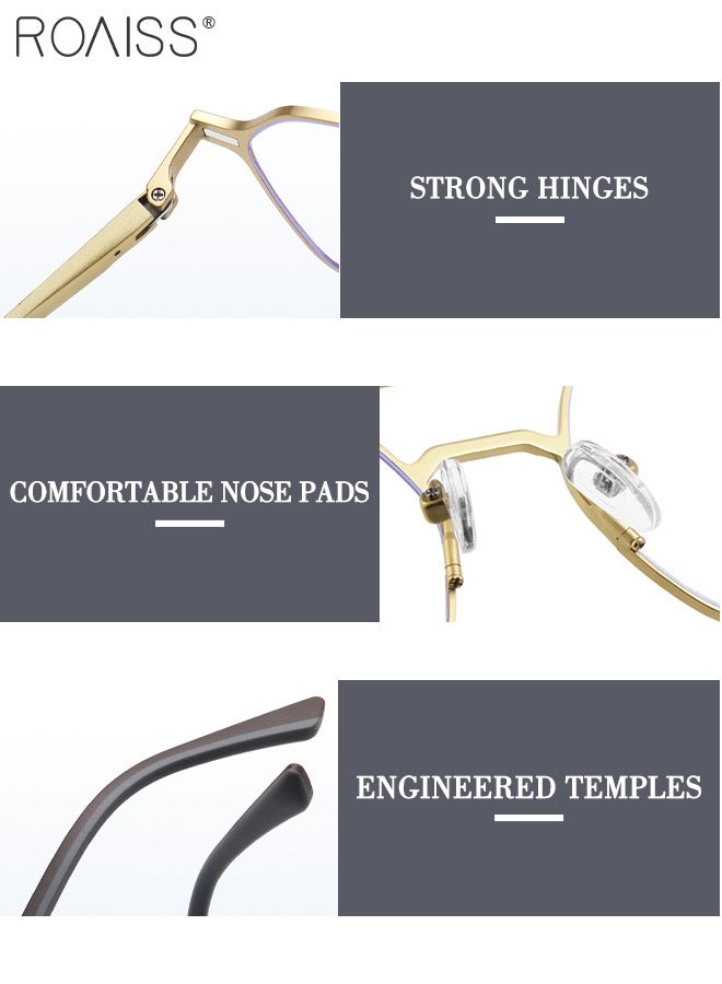 رويس مجموعة نظارات شمسية 3 في 1 مستقطبة مغناطيسية قابلة للتثبيت، نظارات حجب الضوء الأزرق مع عدسة مستقطبة مغناطيسية وعدسة رؤية ليلية مغناطيسية، نظارات قيادة متعددة الاستخدامات للاستخدام ليلاً ونهارًا للرجال - Image 5