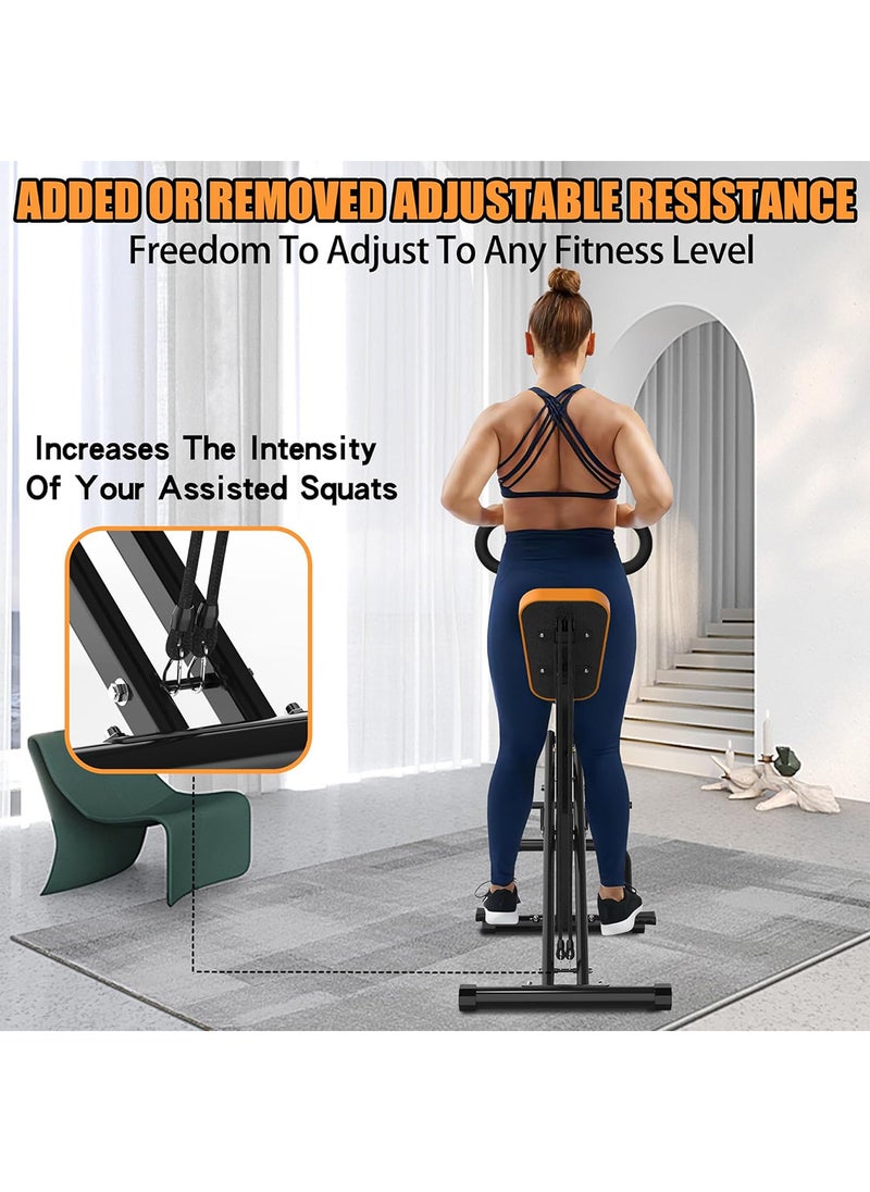 Multi-Functional Electronic Display Abdominal & Squat Trainer - Foldable Home Fitness Equipment