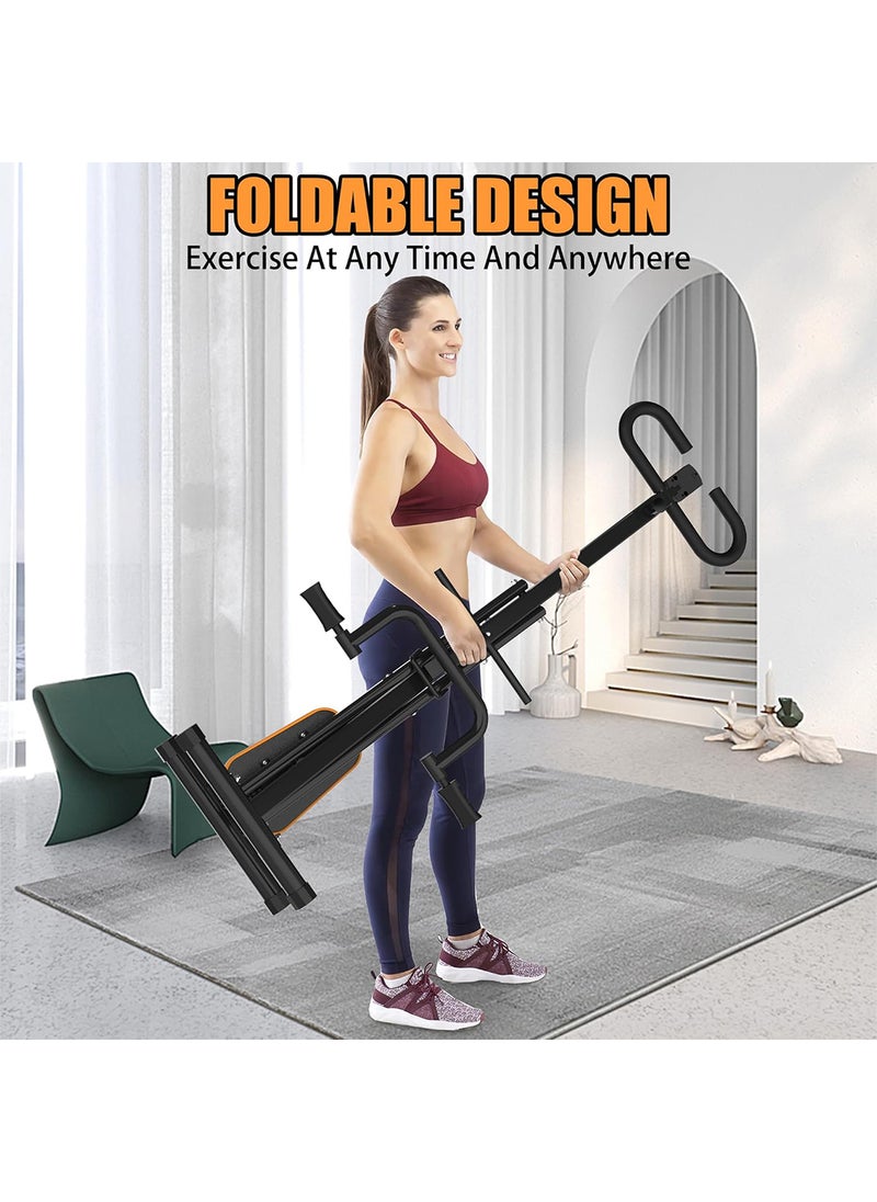 Multi-Functional Electronic Display Abdominal & Squat Trainer - Foldable Home Fitness Equipment