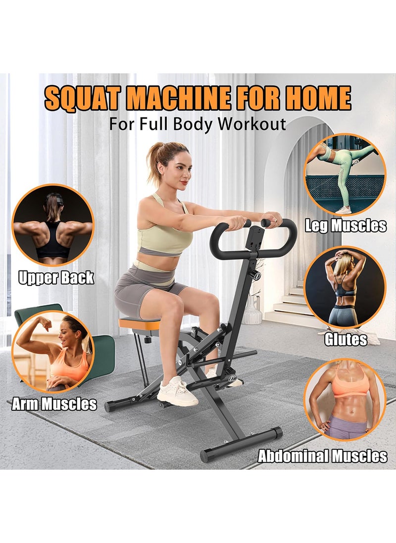 Multi-Functional Electronic Display Abdominal & Squat Trainer - Foldable Home Fitness Equipment