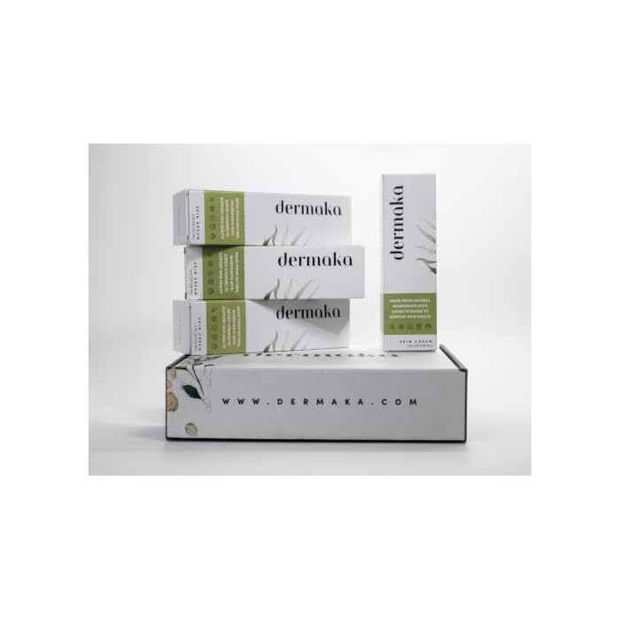 Dermaka Skin Cream, 4 Pack Skin Care Cream (4oz) - Moisturizer for Sensitive Skin with Vitamin A & E