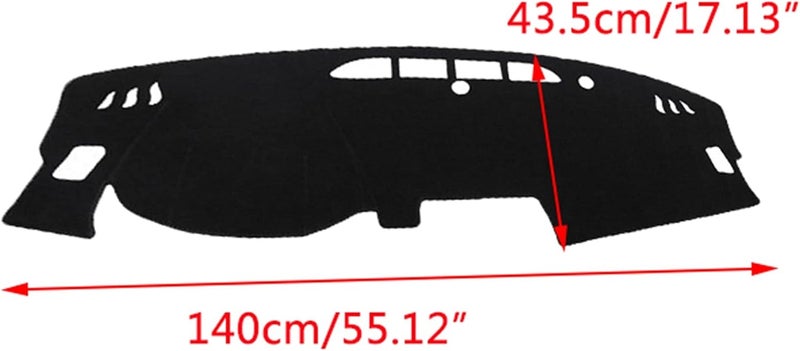 Wivplex Car Dashboard Mat for Nissan Teana Altima 2019 - Image 2