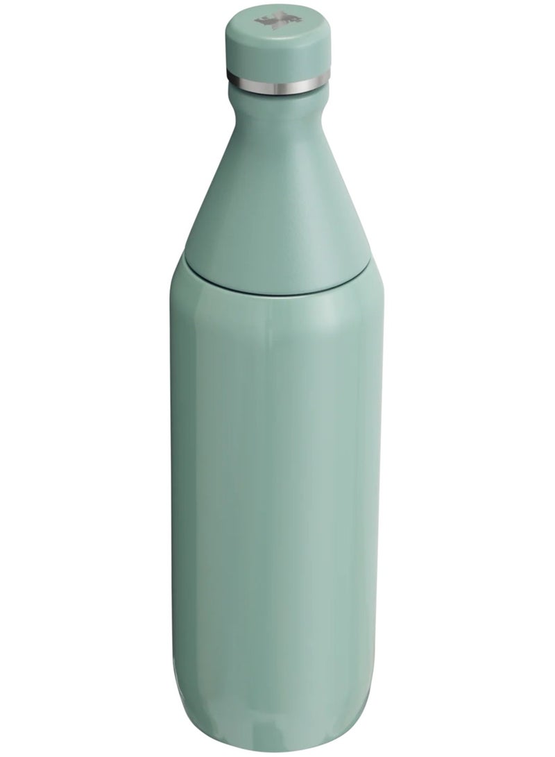 Stanley All Day Slim Leakproof Water Bottle 20Oz | 6Hr Cold, 11Hr Iced | Bpa-Free Recycled Stainless Steel | Double Opening For Ice & Easy Cleaning | Dishwasher Safe & Car Cup Holder Compatible - Image 2