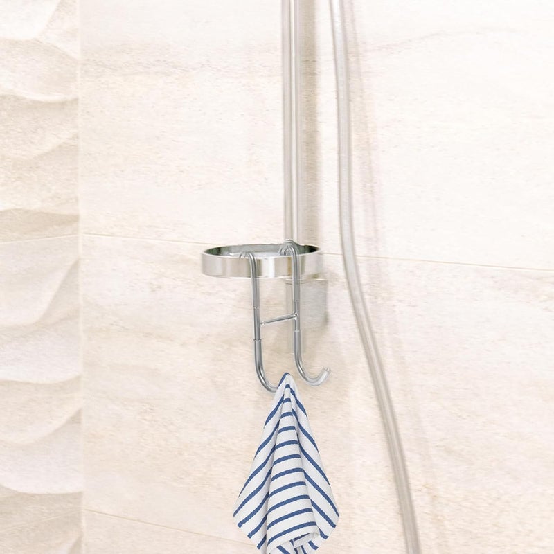 The Glass Shower Door Towel Hooks 304 Stainless Steel Double Prong Bath Hooks for Bathroom Door Hanging Towels and Robes - Image 5