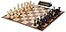 DGT Chess Starter Box Brown with Foldable Board Weighted Plastic Chess Pieces 86mm King DGT1002 Bonus Timer Complete Beginner Chess Set for Learning Lessons Ages 3 - Image 3