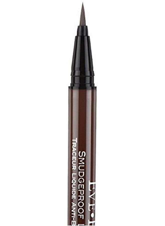 EVE PEARL Liquid Smudgeproof Eyeliner Brush Tip Eyes And Brows Makeup Rich Color All Day Lasting Liner (Brown Spice)  - Image 2