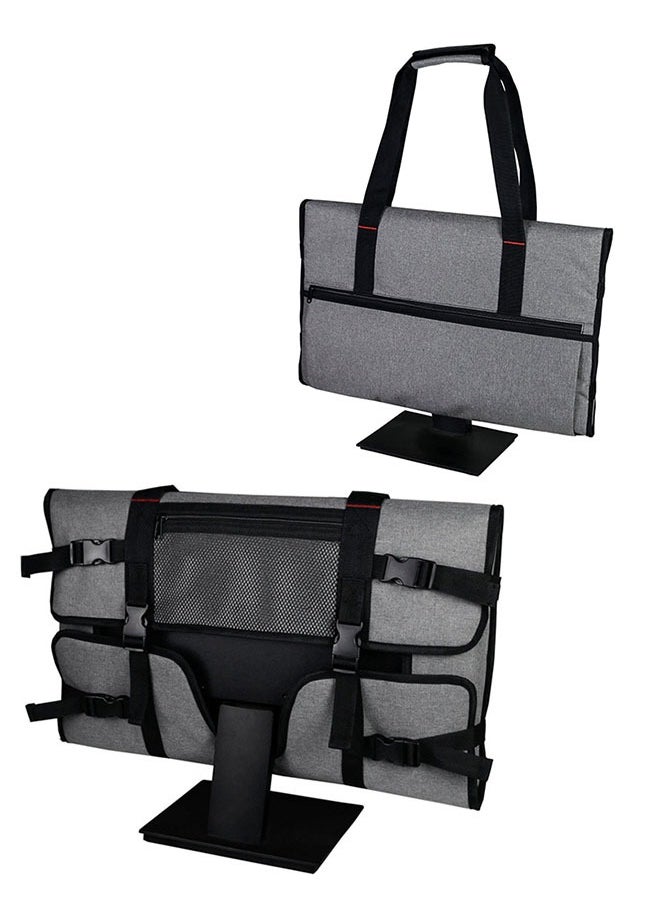 Muyixin - Carrying Case for 24in LCD Screens, Monitors, With Fleece Lining and Handle Strap - Image 1