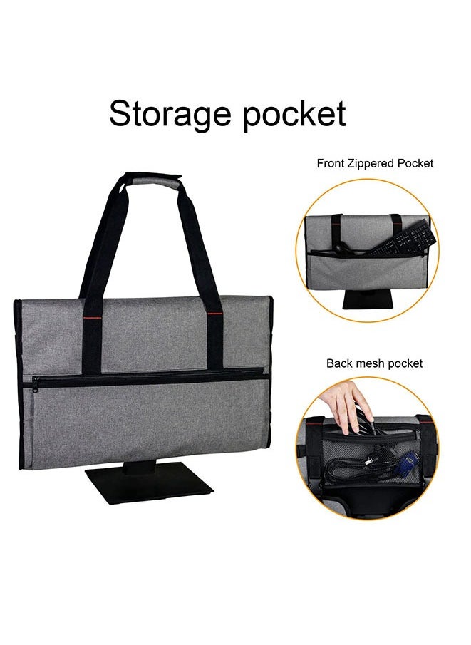 Muyixin - Carrying Case for 24in LCD Screens, Monitors, With Fleece Lining and Handle Strap - Image 1